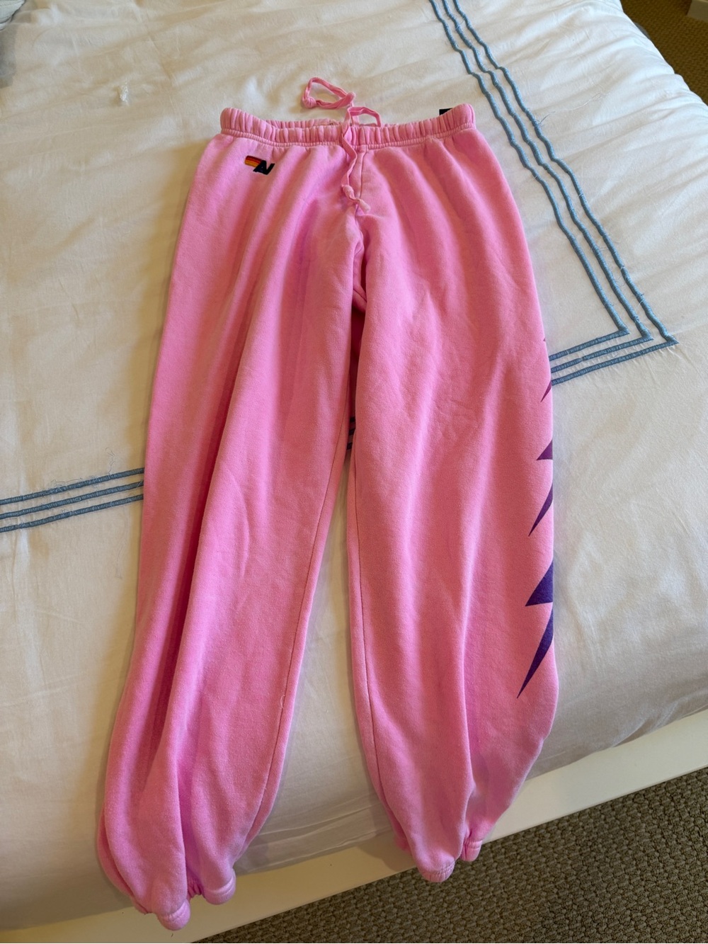 Aviator Nation Pink Sweatpants